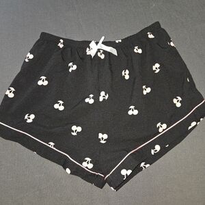 Black Cherry Print Shorts